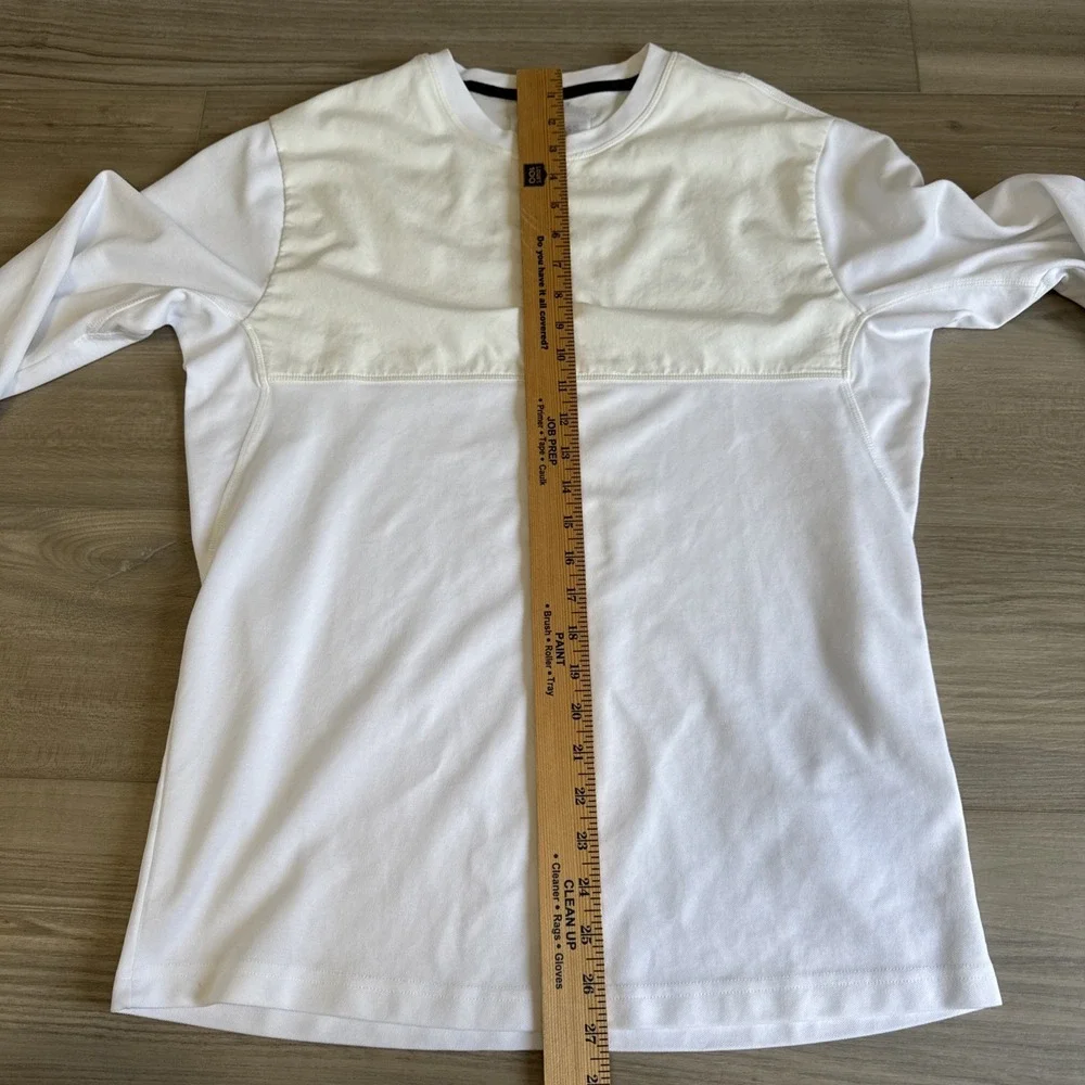 Men's Adidas Adicross Golf‎ Long Sleeve T-Shirt Size Medium White